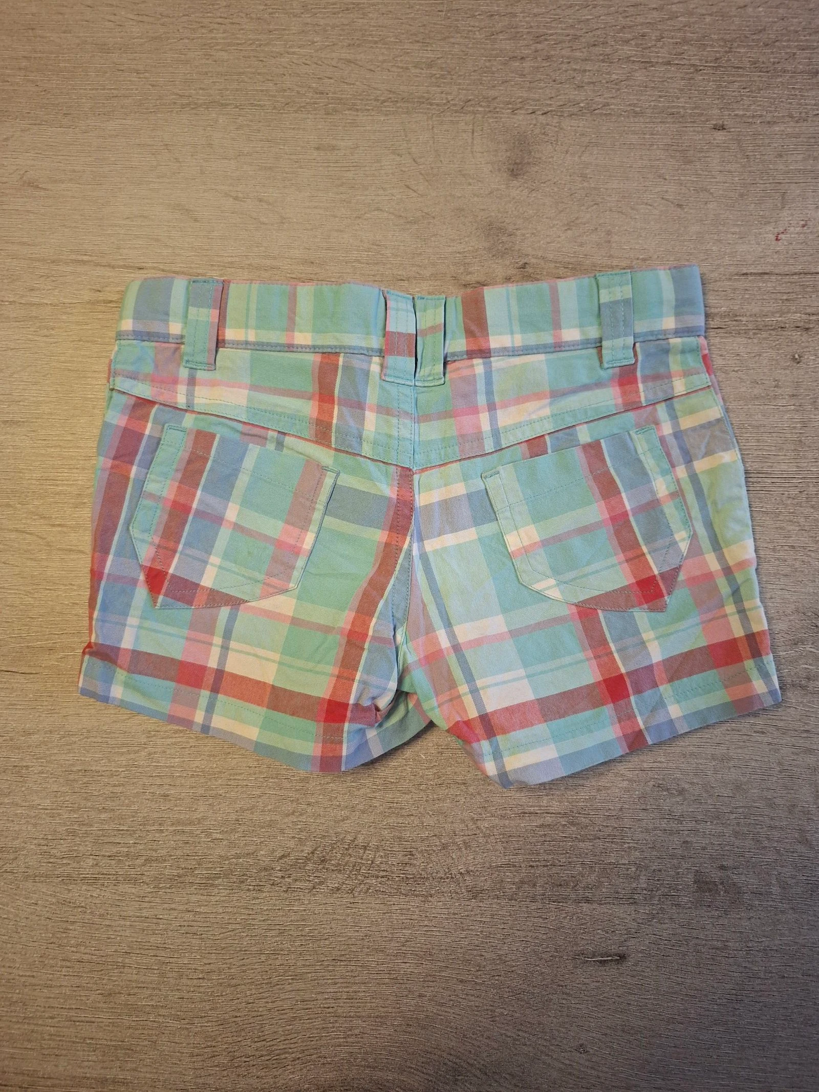🌷 F3-44 🌷 ROXY geruite meisjesshort — maat 6 jaar Kleurrijk, trendy en uiterst comfortabel 🌷 – photo 4